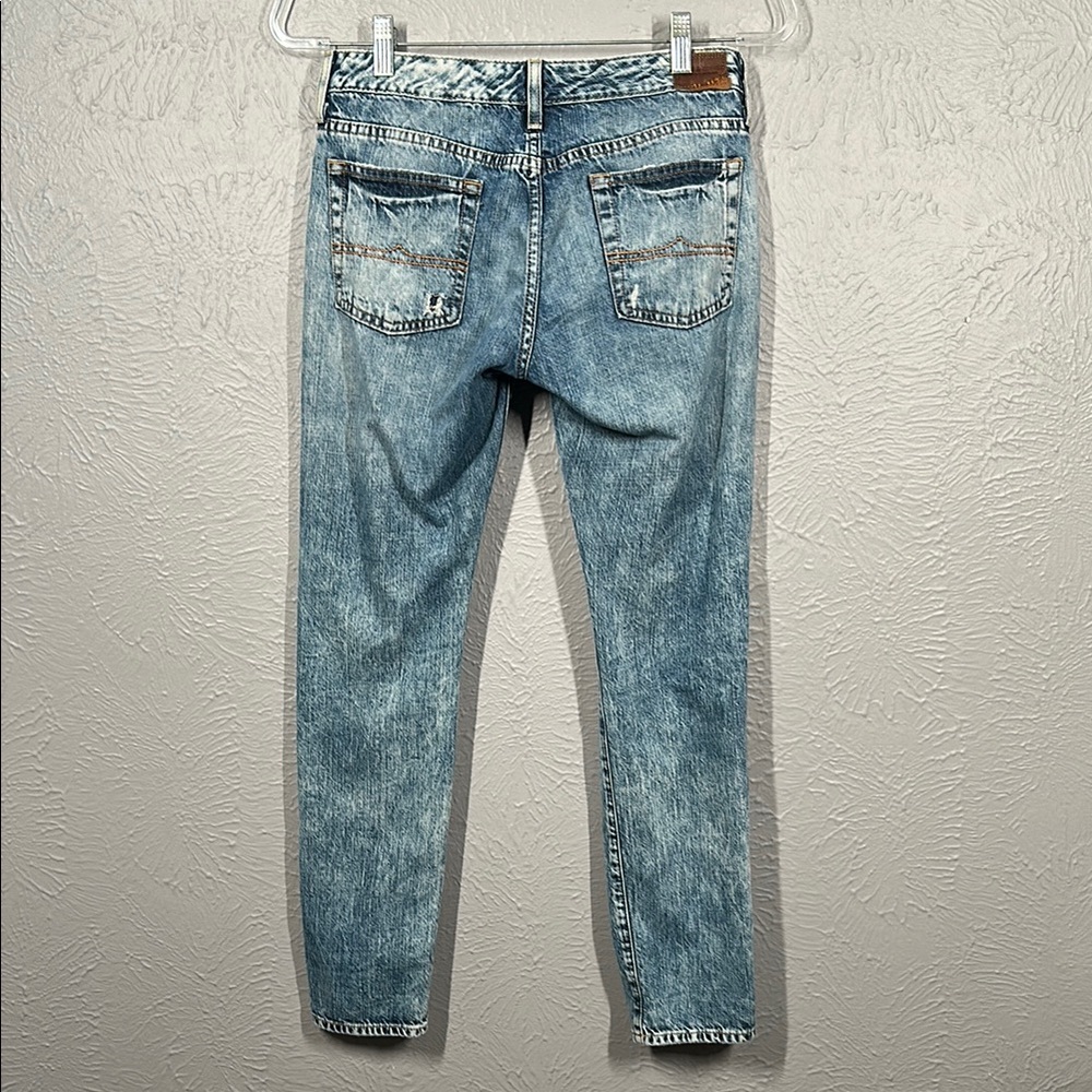 Denim & Supply Ralph Lauren Distressed Skinny Boyfriend Blue Jeans Size 26 - Picture 10 of 12